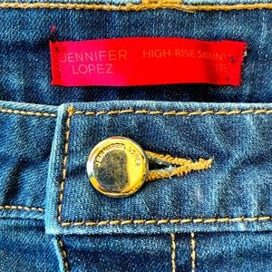 Jennifer Lopez High Rise Skinny Jean Size 12S